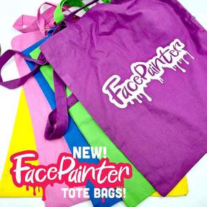 Clothing: Face Painter Tote Bag
