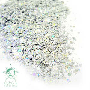 Bodyfx Festival 2020: Biodegradable Glitter- Silver Holographic