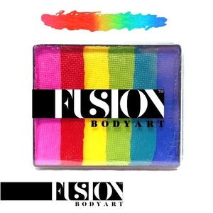 Fusion Split Cakes: Fx Rainbow Cake- Bright Rainbow