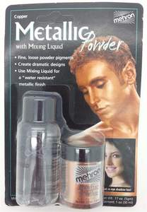 Wbf Fx Makeup: Metallic Powder Copper with Mixing Liquid