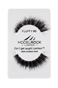 Model Rock Lashes: Kit Ready Fluffy Collection #8