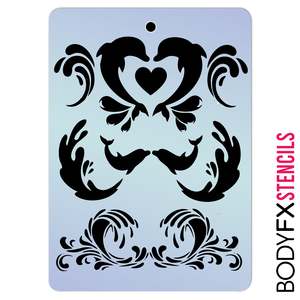 Face Painter Pro Collection: Dolphin Stencil