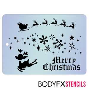 Face Painting Stencils: Reindeer Stencil