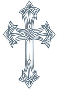 Temporary Tattoos- Biker Cross