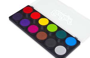 Face Paint Palettes 1: 12 Colour Face Paint Palette