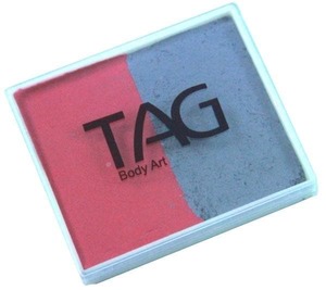 Pink Face Paint: Split Cake Soft Grey / Rose