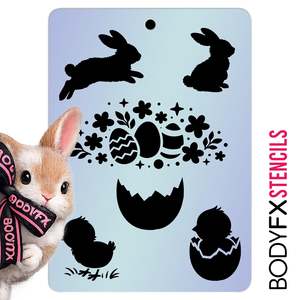 Face Painter Pro Collection: Bunnies & Chicks Stencil