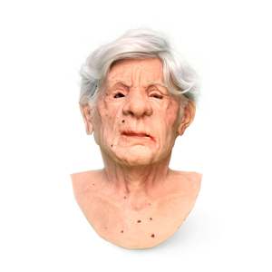 Male Faces: Sir James Collingwood with Stroke - SimMan Facial Overlay