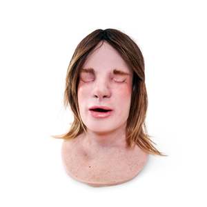 Female Faces: Gretle - SimMan Facial Overlay [Eyes Closed Model]