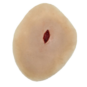 19 Trauma Stick On Moulage Sheets: Sucking chest wound