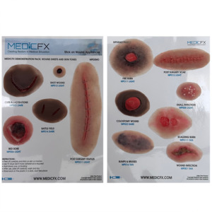 MedicFX Demonstration Pack: Wound Sheets and Skin Tones