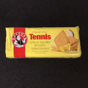 Bakers Tennis Biscuits - Lemon 200g