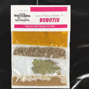 Treats Other: Nice ‘n Spicy - Bobotie Spice (with recipe on back)