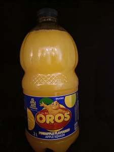 Drinks: Brookes Oros Pineapple Squash 2 Litre