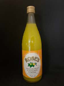 Drinks: Roses Passionfruit Concentrate 750ml