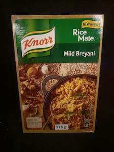 Sauces: Knorr Mates - Rice - Mild Breyani 275g