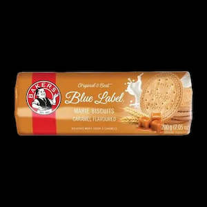 Bakers Blue Label Marie Biscuits Caramel 200g