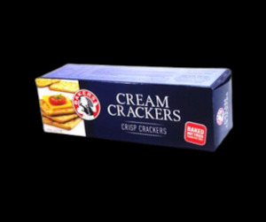 Biscuits: Bakers Cream Crackers 200g