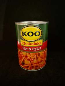 Koo Cans Pickles: Koo Chakalaka Hot & Spicy 410g