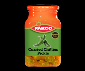 Pakco Curried Chillies Pickle 350g