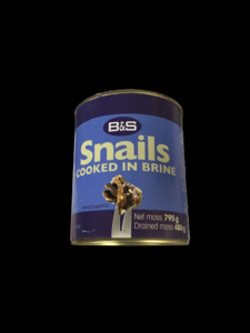 Koo Cans Pickles: B&S Snails in Brine 795g