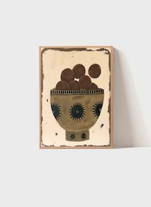 Artwork - Prints: BLOOD ORANGE BLOCK - LIMITED EDITION PRINT