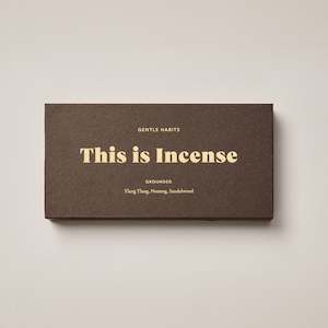 Candles Insence: THIS IS INCENSE - GROUNDED