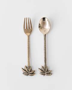 Brass: BRASS PALM FORK - SMALL