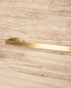 Brass: FOLD TOWEL RAIL BRASS