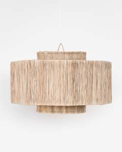 Lighting 1: RAFFIA CIRCLE SHADE