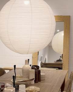 Lighting 1: LINEN PENDANT EMPIRE 80CM