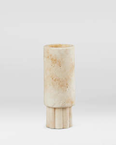 STONE COLUMN VASE