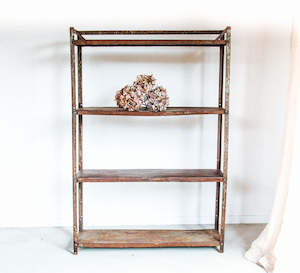 Shelves Plantstands: Vintage Industrial Steel Shelving
