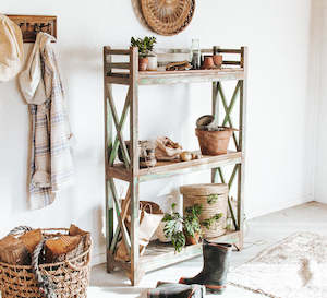 Vintage Bakers Rack Shelving