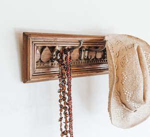 Reclaimed Teak Wall Hook Boards