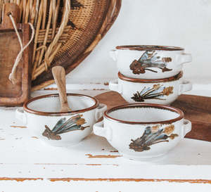 Gift Ideas: Pottery Soup Bowls - Set of 4