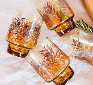 Vintage Kaaru Glasses - Set of 4