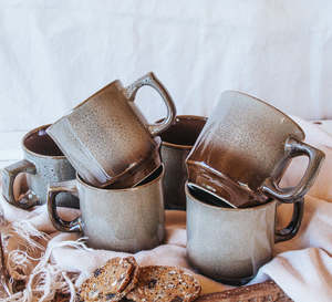 Vintage Temuka Coffee Mugs (6)