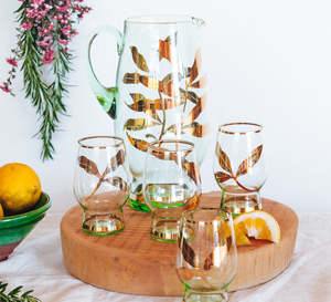 Gifts Under 200: Vintage 'Bohemia' Jug & Glasses Set