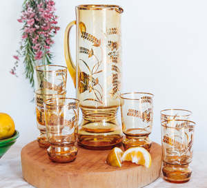 Gifts Under 200: Vintage Jug & Glasses Set