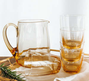Vintage Jug and Glasses Set