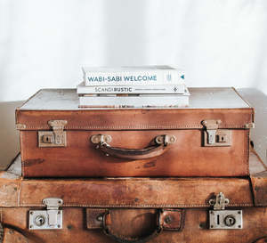 Vintage Leather Suitcase