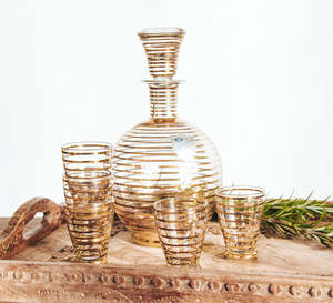 Dad: Vintage 'Laeken' Decanter & Glass Set