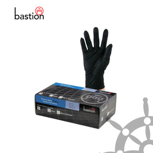 Products: Bastion Premium Nitrile Powder Free Gloves Black