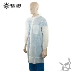 Products: Bastion Polypropylene Labcoat with Pocket White