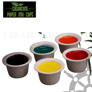Sugarcane Paper Ink Caps Loose