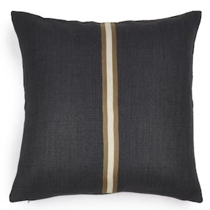 Cushion Covers: Jasper Cushion Cover 63x63 - Faded Black