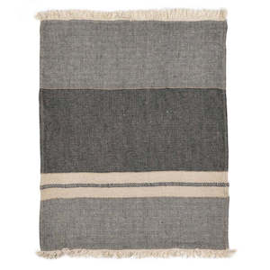 Throws: Tack Stripe Belgian Stripe Throw