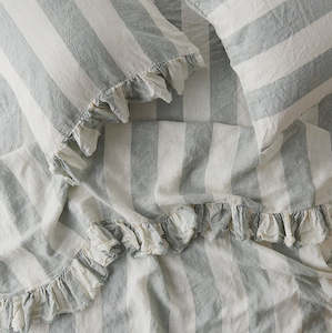 Sheet Sets: Fog Stripe Fitted Sheet