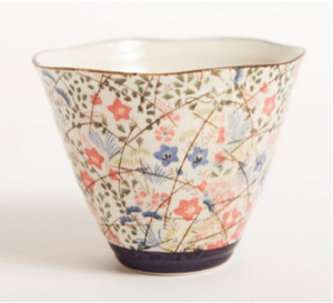 Ceramics: Japanese Tea Cup - Multi blossom